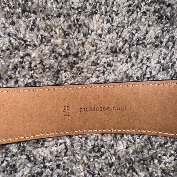 Fendi White FF Embossed Leather Belt Strap NWT | Made in Italy | 38” - Picture 7 of 12